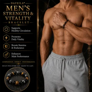 ✨🔥Dafeila® Men's Strength & Vitality Bracelet💯🎂Upgrade Your Energy. Style. and Confidence-ABB8
